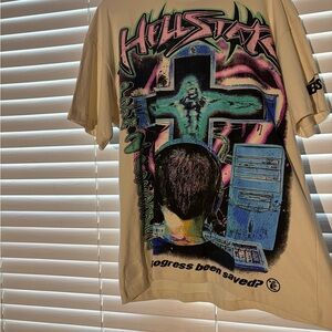 Hellstar Graphic Beige T-Shirt